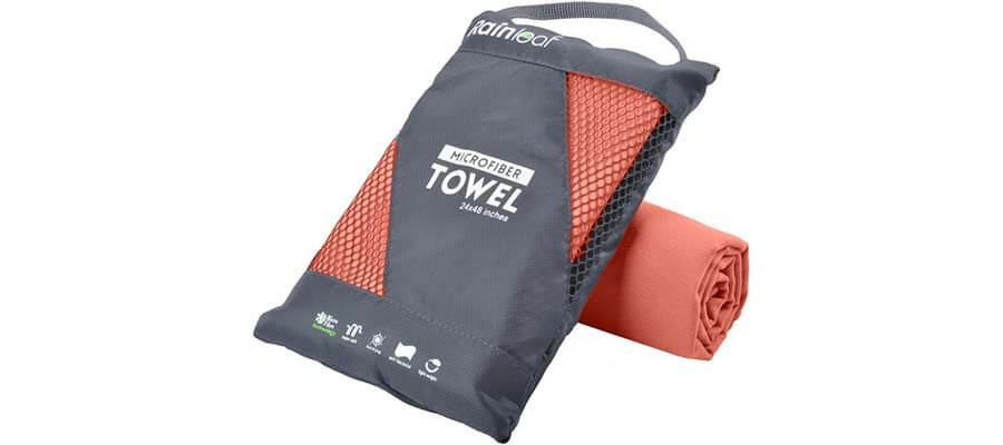 Rainleaf Microfiber Towel Perfect Travel & Gym & Camping Towel