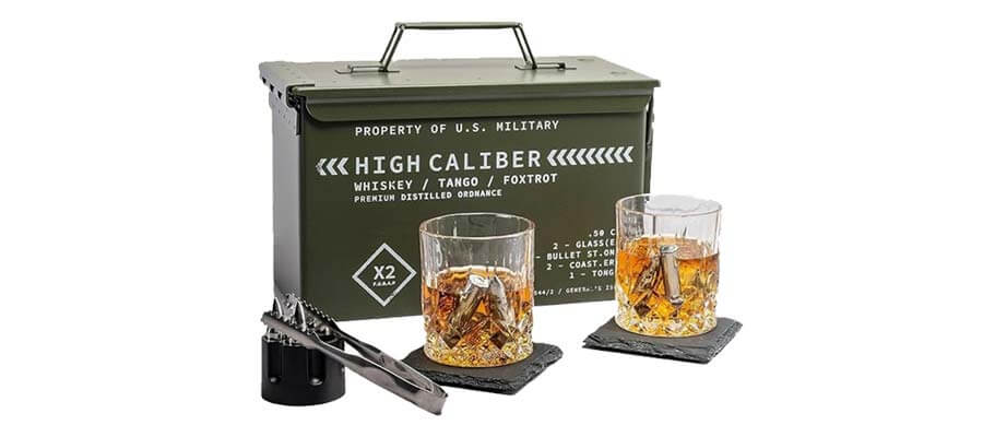 Whiskey Stones Gift Set: Chill His Drink in Style